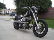 2012 Evo custom chopper. The engine is a 80