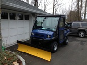 2010 Kawasaki Mule 4010 4X4 with cab and plow