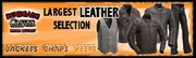Largest Stock of Motorcycle Leather in Houston